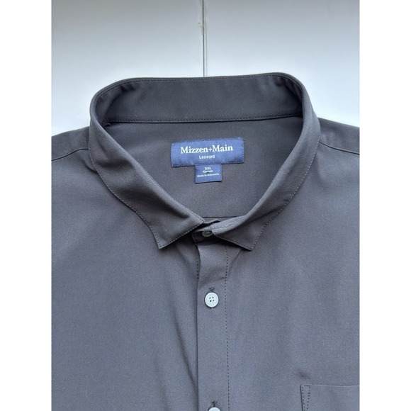 Mizzen+Main Leeward Performance Classic Fit Short Sleeve Button Down Shirt 3XL - Picture 4 of 7